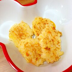離乳食 卵とご飯のおやき 冷凍保存 レシピ 作り方 By Pmam J 楽天レシピ